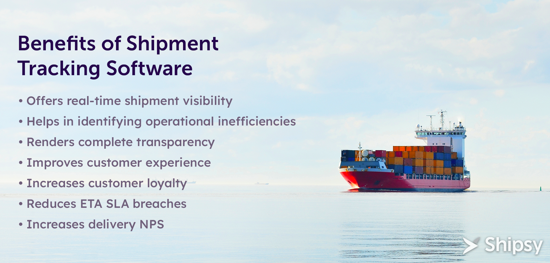 Shipment Tracking Software Benefits