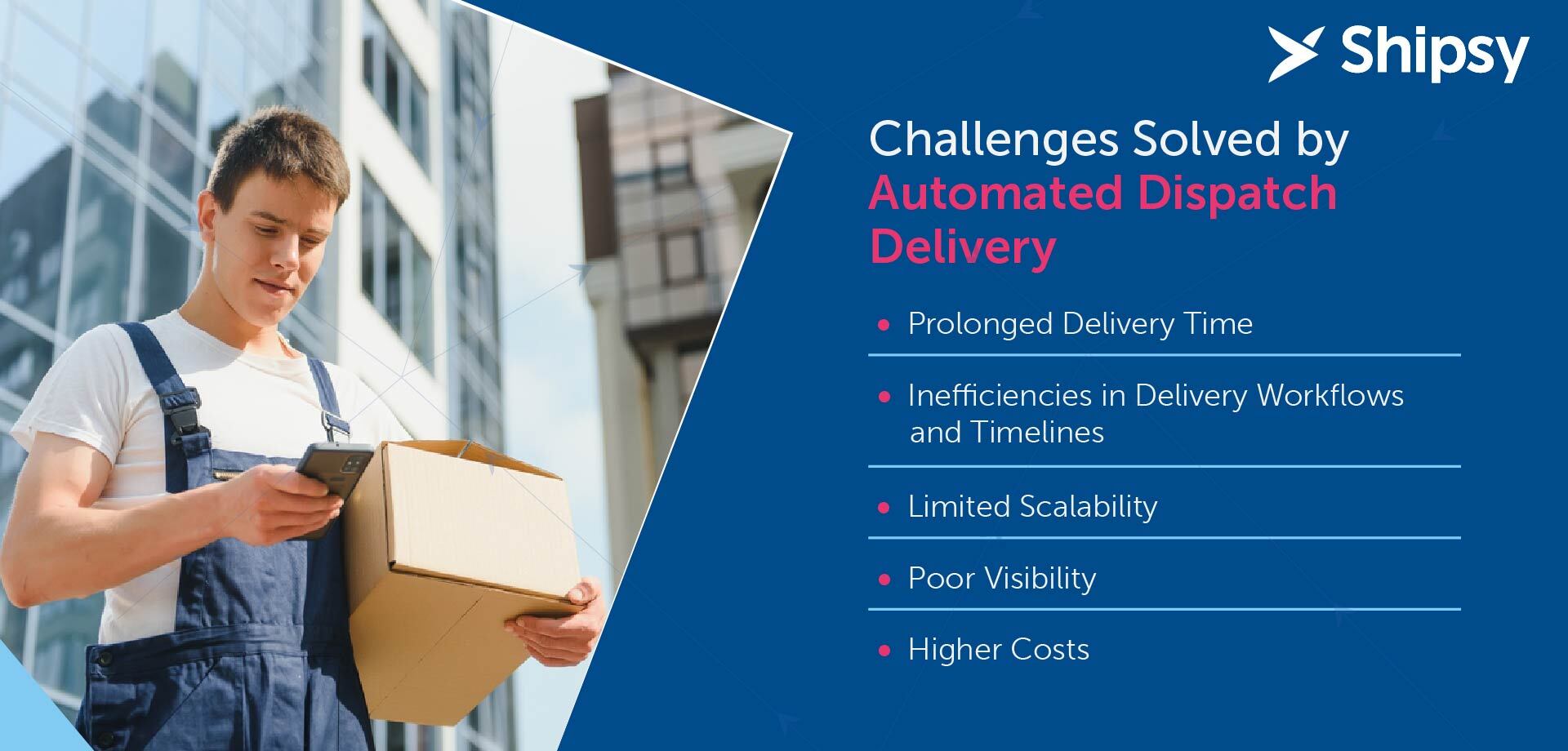 Dispatch delivery challenges