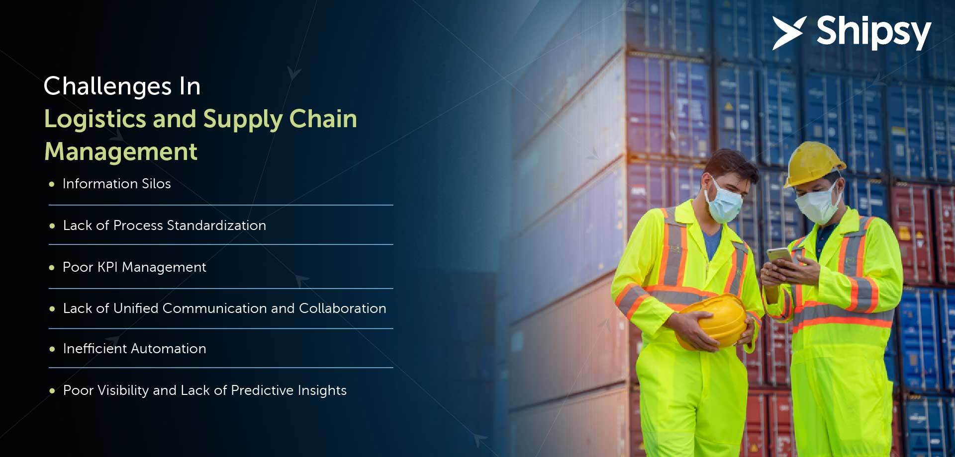 logistics and supply chain management challenges