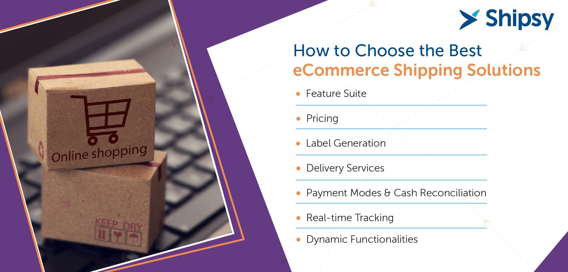 ecommerce shipping solution features