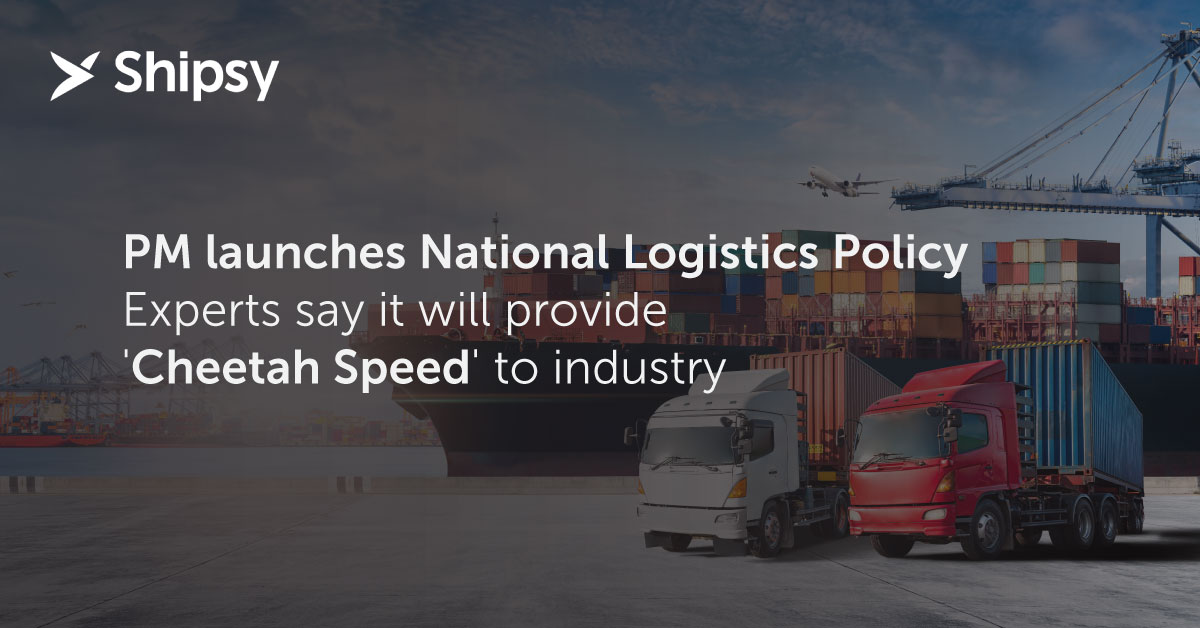 PM Launches National Logistics Policy; Experts say it will Provide 'Cheetah Speed' to Industry