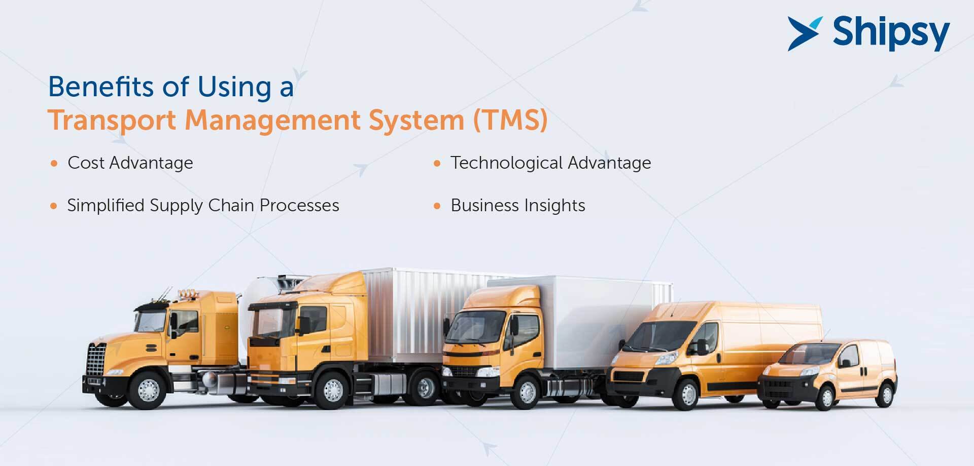 Transport management system benefits
