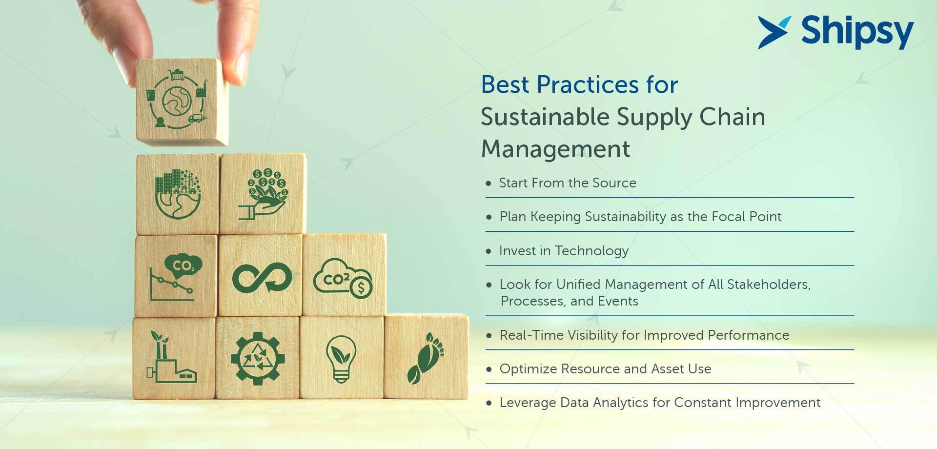 Best practices for sustainable supply chain management