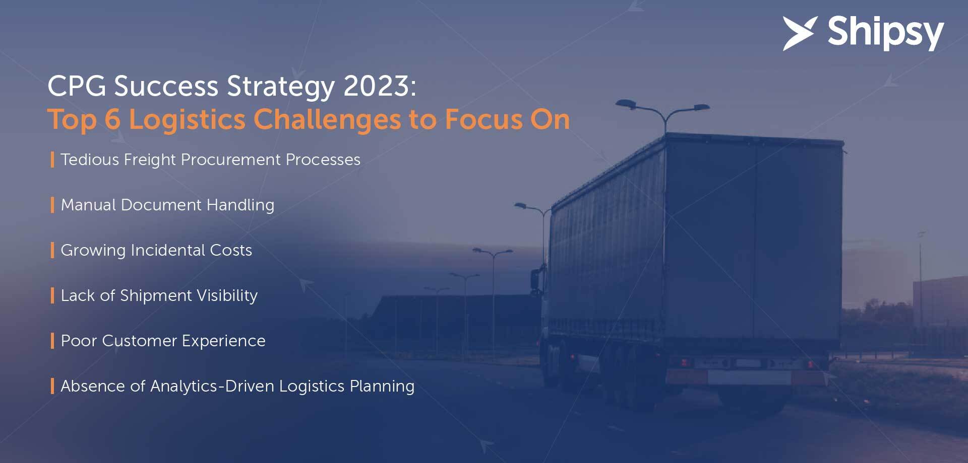 logistics challenges for CPG companies