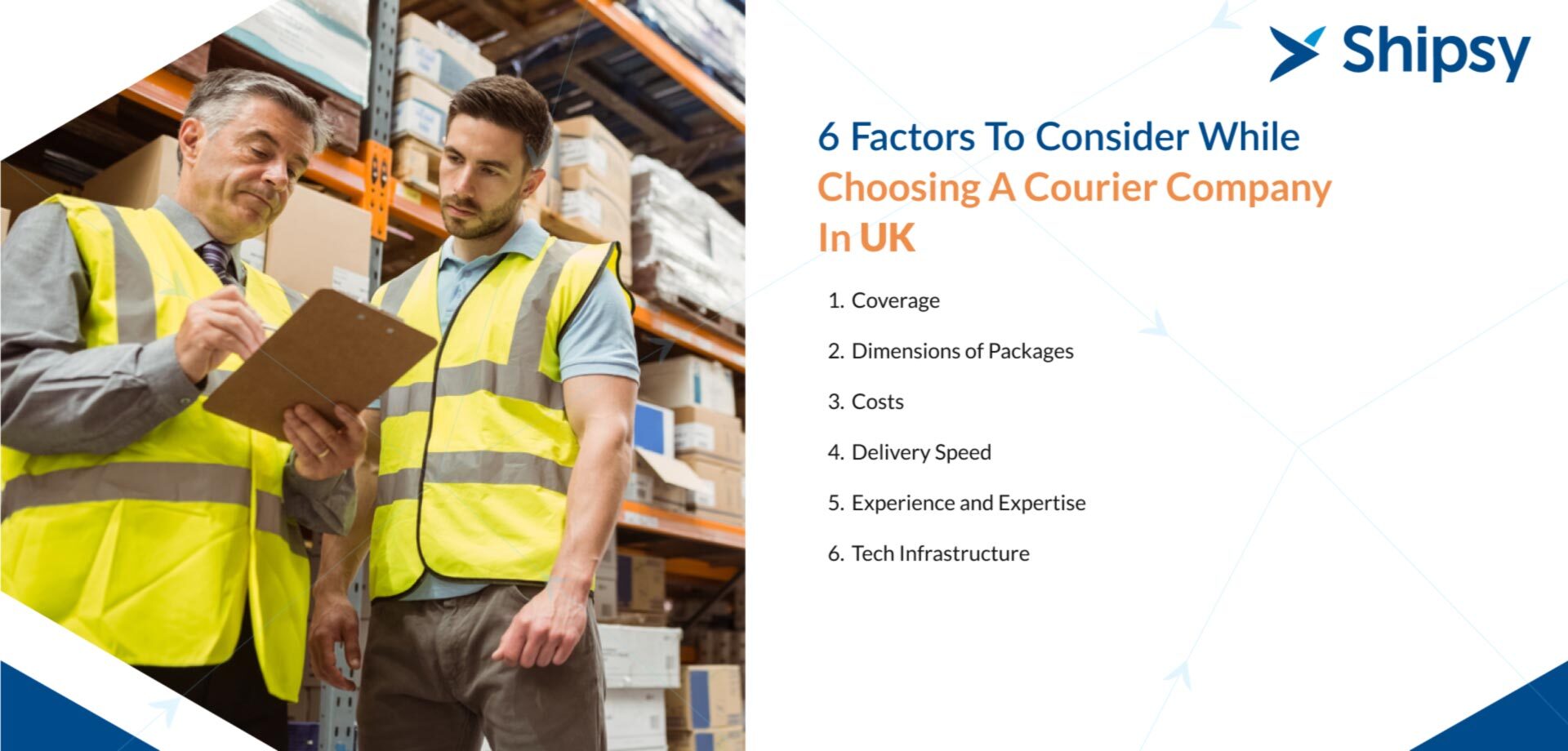Courier company selection considerations in UK