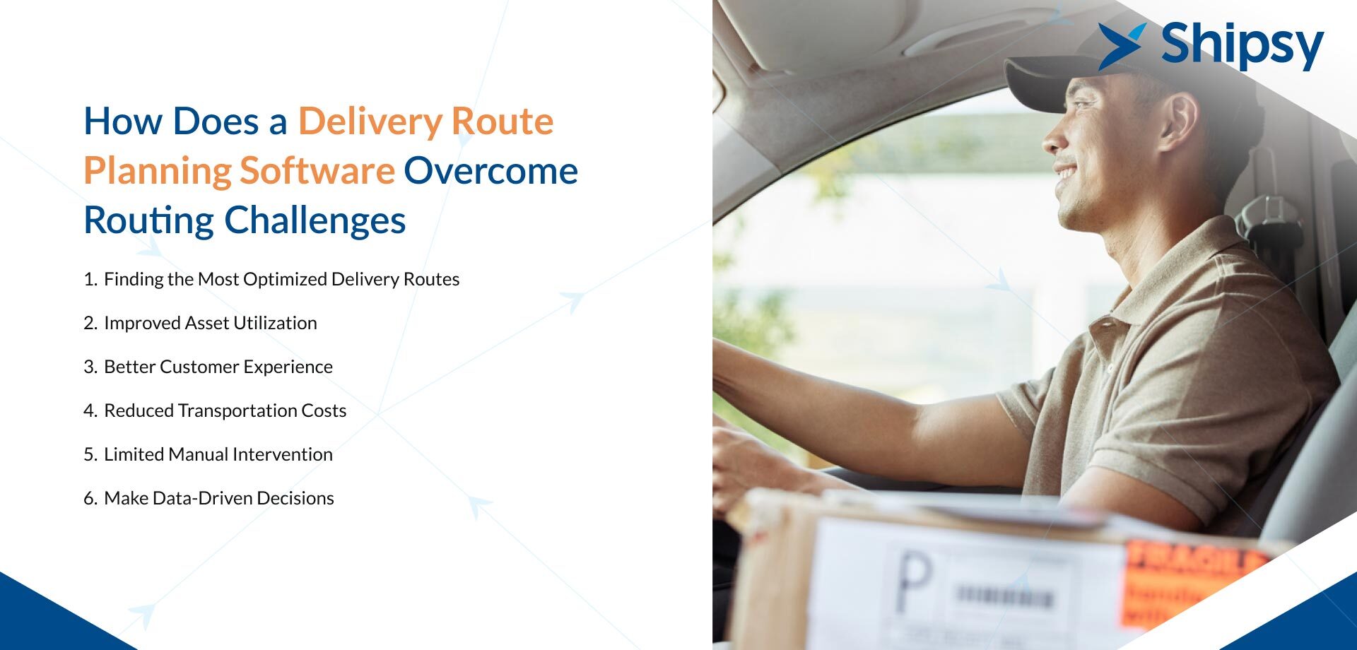 Delivery route planning software benefits
