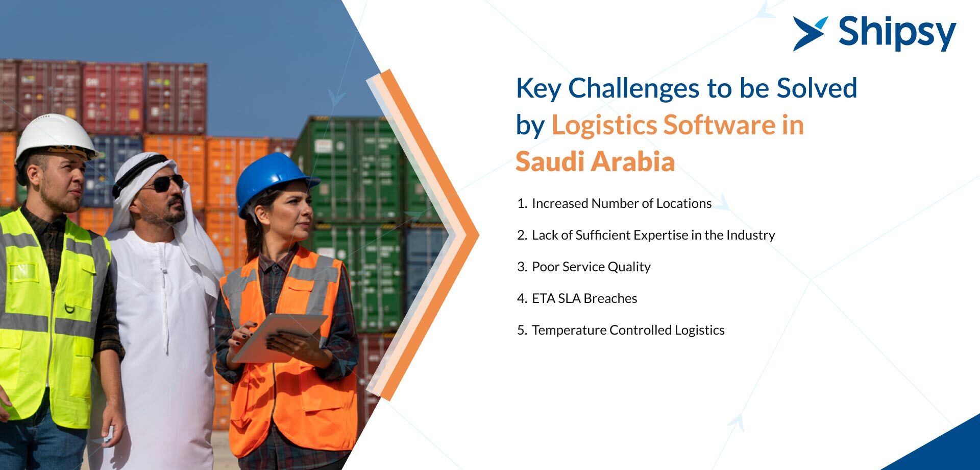 Logistics challenges in Saudi Arabia