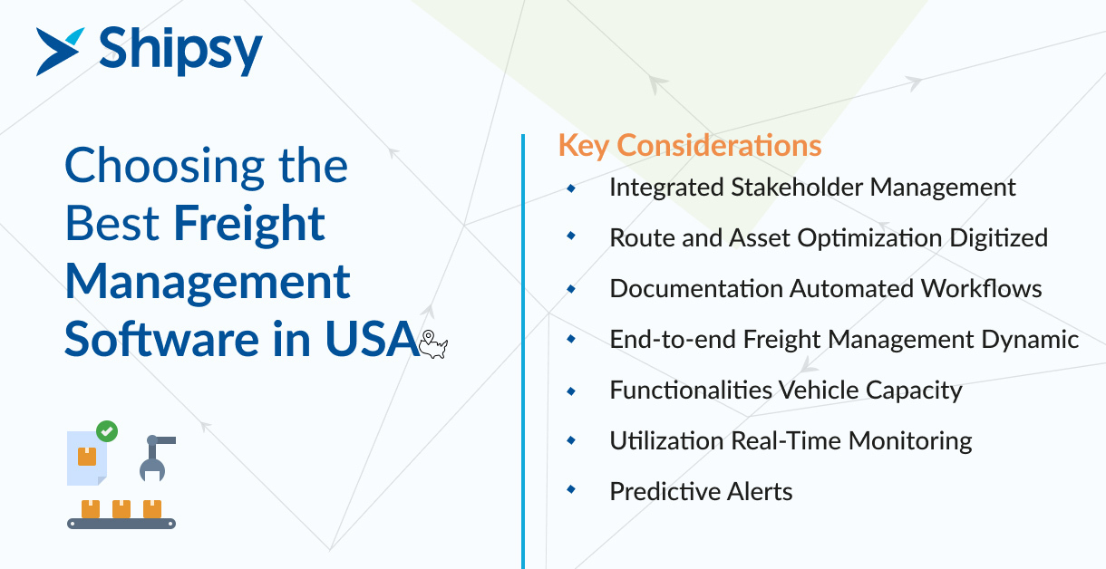 Choosing the best freight management software in USA