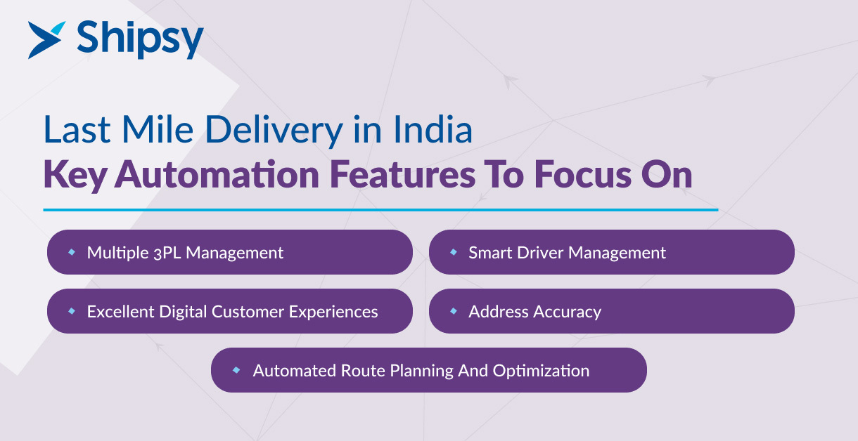 Key automation use cases for last mile delivery solution in India