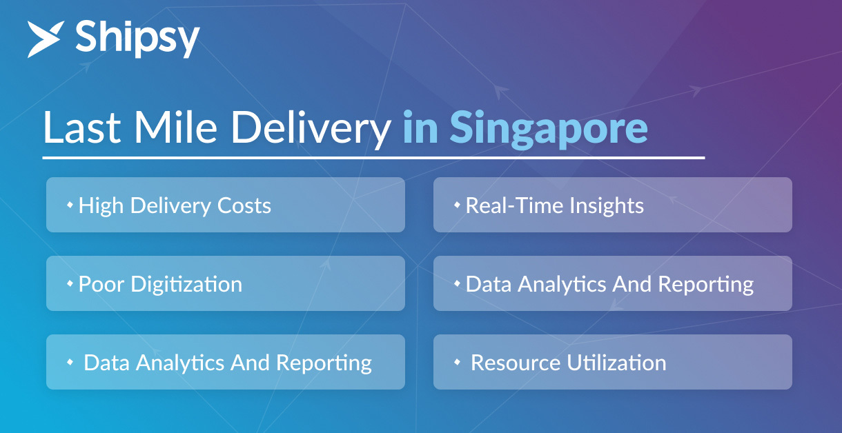 Last mile delivery landscape in Singapore - Challenges