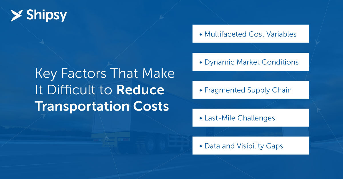 How To Reduce Transportation Costs