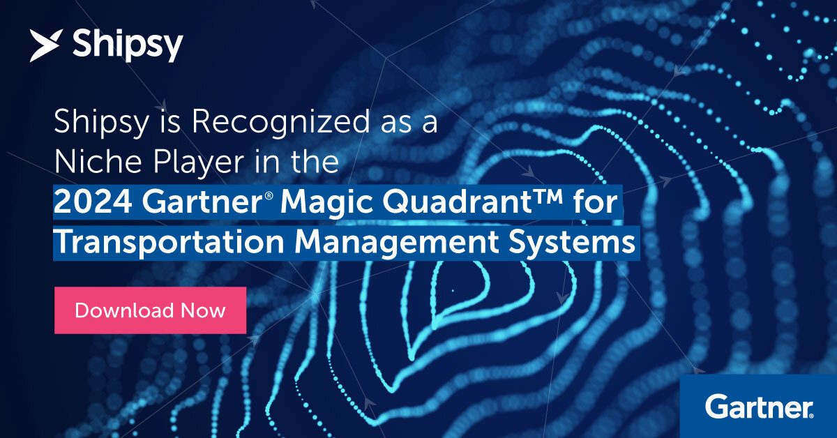 Shipsy Recognized in the 2024 Gartner® Magic Quadrant™ for Transportation Management Systems